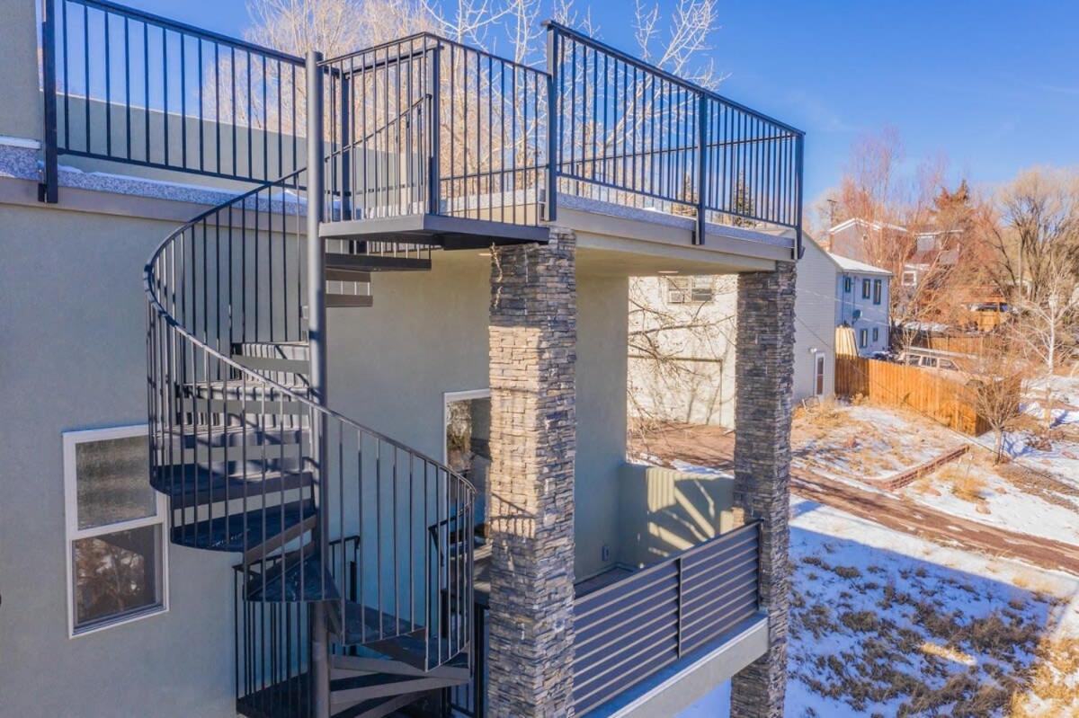 4Bd Home W Rooftop Patio Fire Pit & Mountain Views Colorado Springs Exterior foto